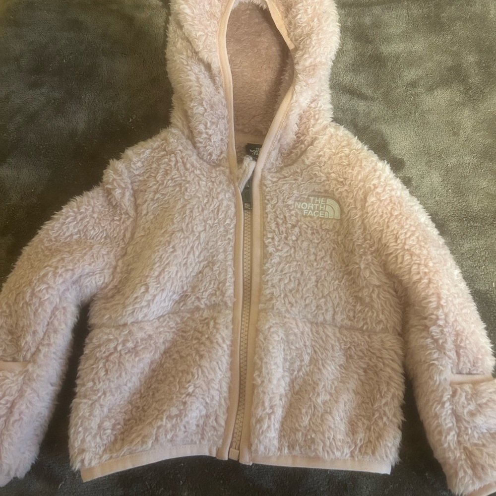 The North Face Light Pink Sherpa Jacket